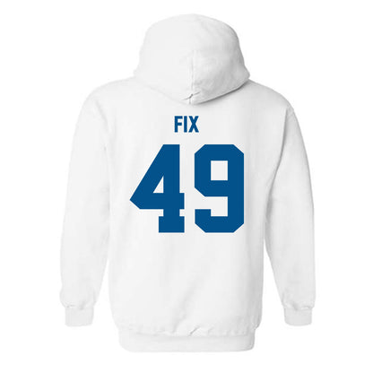 Delaware - NCAA Men's Lacrosse : Franky Fix - Classic Fashion Shersey Hooded Sweatshirt-1