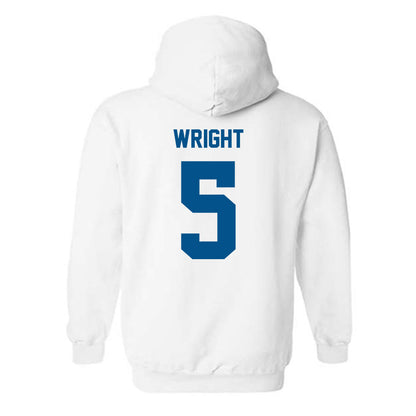 Delaware - NCAA Football : Kion Wright - Classic Fashion Shersey Hooded Sweatshirt-1