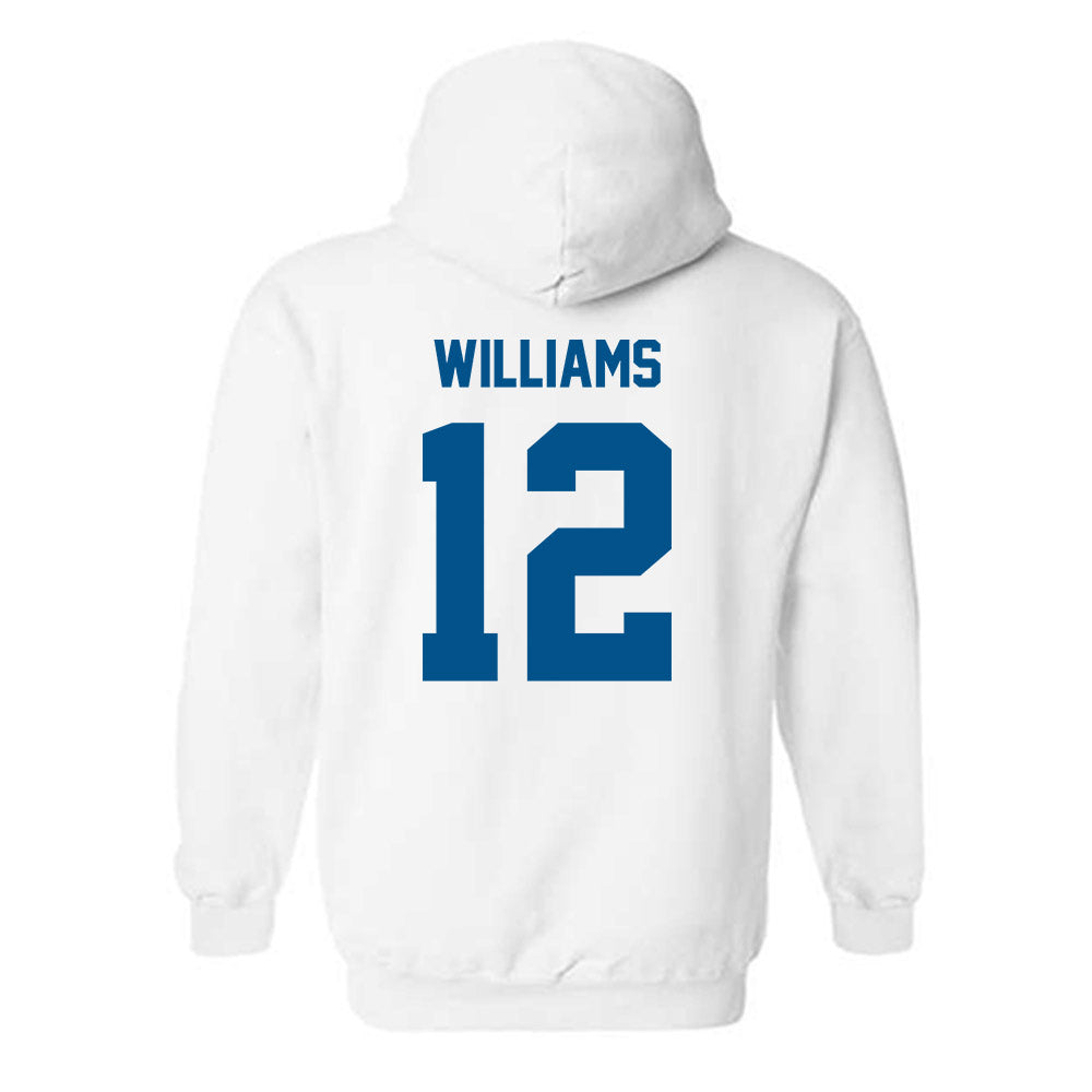 Delaware - NCAA Men's Soccer : Ethan Williams - Classic Fashion Shersey Hooded Sweatshirt