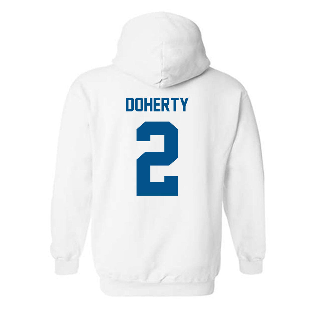 Delaware - NCAA Baseball : Connor Doherty - Classic Fashion Shersey Hooded Sweatshirt-1