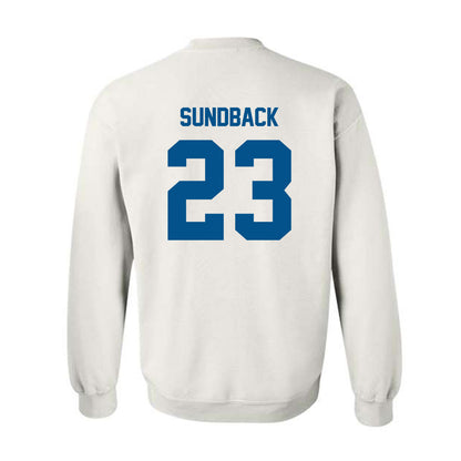Delaware - NCAA Women's Basketball : Grace Sundback - Classic Fashion Shersey Crewneck Sweatshirt-1