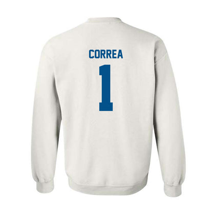 Delaware - NCAA Women's Basketball : Kailah Correa - Classic Fashion Shersey Crewneck Sweatshirt-1