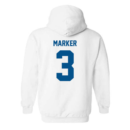 Delaware - NCAA Football : Zach Marker - Classic Fashion Shersey Hooded Sweatshirt-1