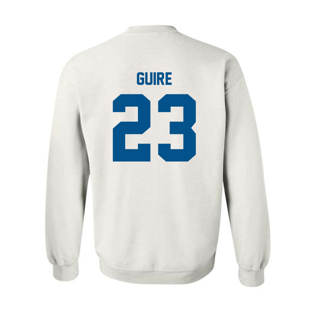 Delaware - NCAA Baseball : Luke Guire - Classic Fashion Shersey Crewneck Sweatshirt-1