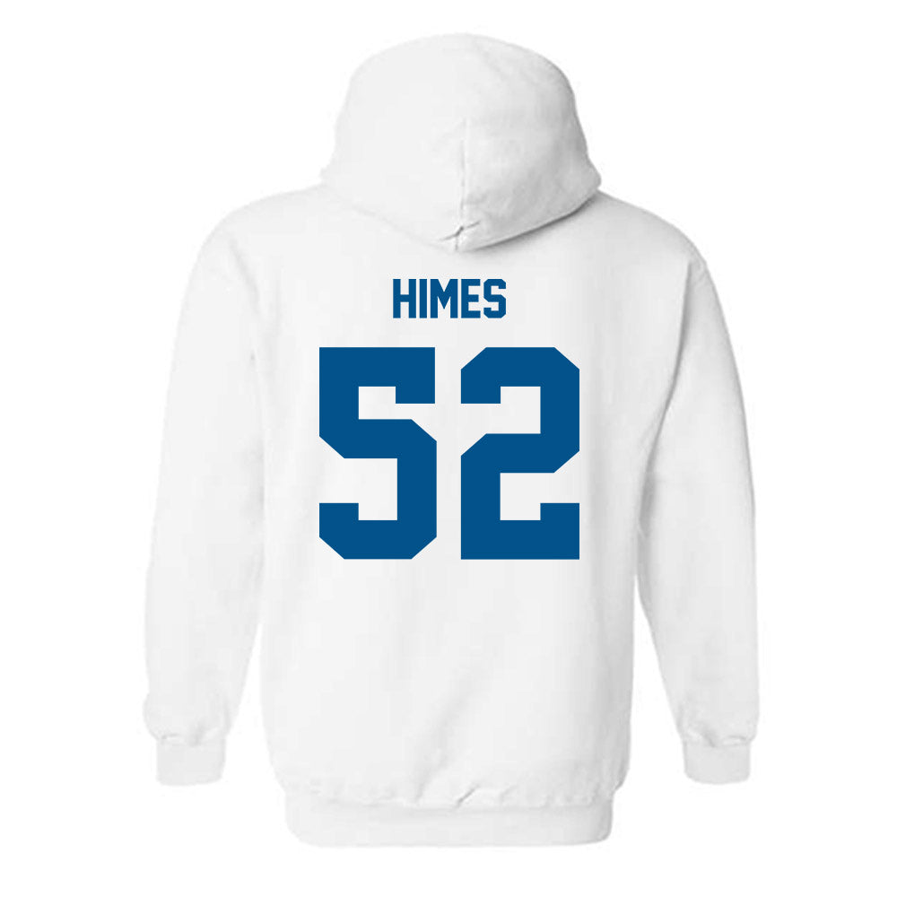 Delaware - NCAA Men's Lacrosse : Aidan Himes - Classic Fashion Shersey Hooded Sweatshirt-1