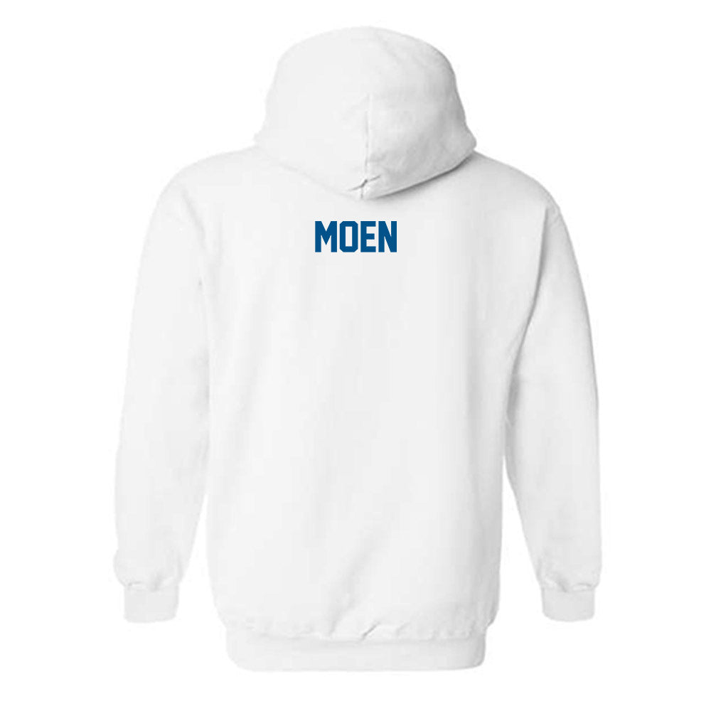 Delaware - NCAA Men's Swimming & Diving : Max Moen - Classic Fashion Shersey Hooded Sweatshirt-1