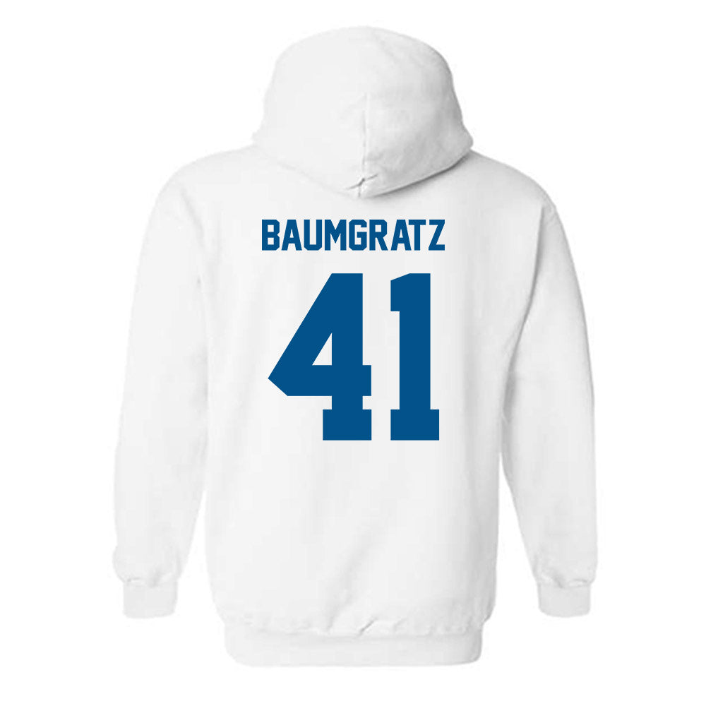 Delaware - NCAA Women's Lacrosse : Molly Baumgratz - Classic Fashion Shersey Hooded Sweatshirt-1