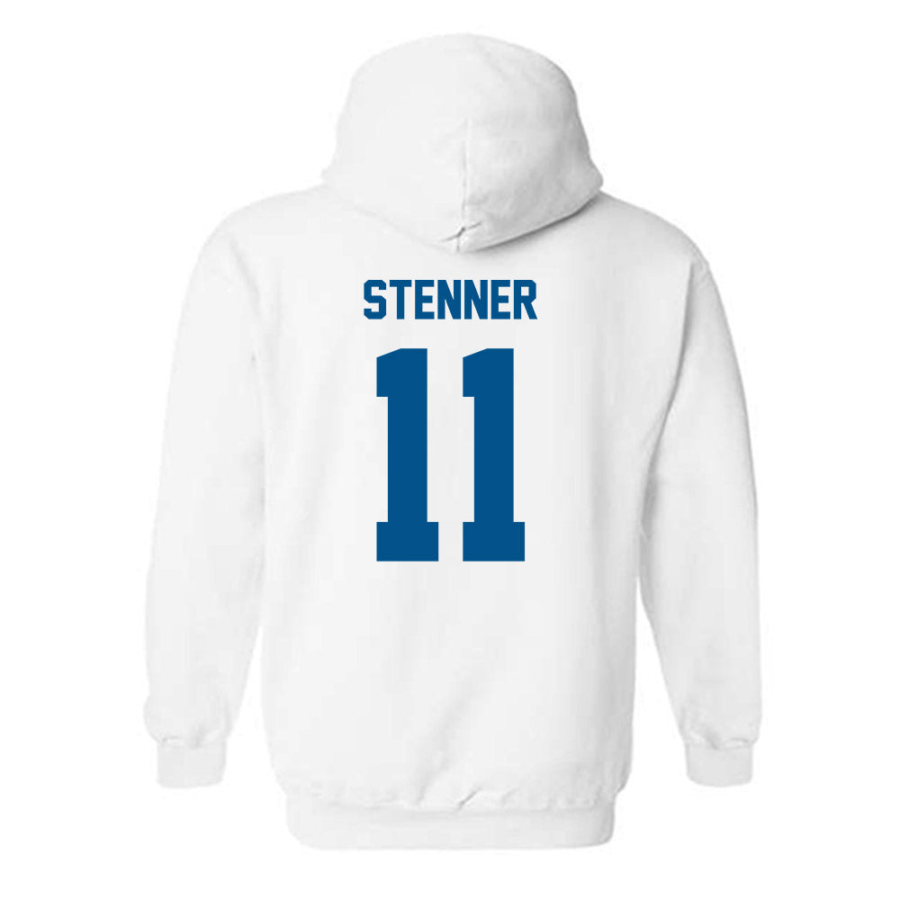 Delaware - NCAA Men's Soccer : Marius Stenner - Classic Fashion Shersey Hooded Sweatshirt-1