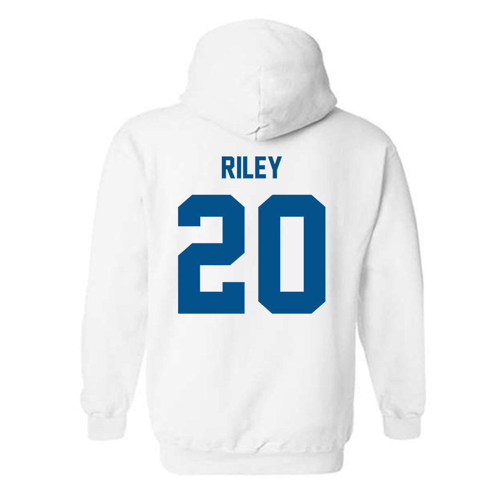 Delaware - NCAA Women's Soccer : Gabby Riley - Classic Fashion Shersey Hooded Sweatshirt-1