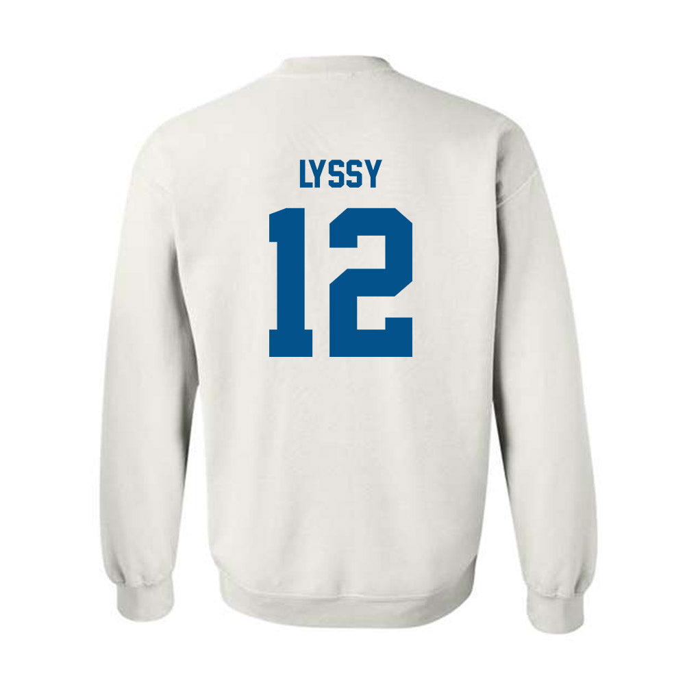 Delaware - NCAA Women's Volleyball : Aubrey Lyssy - Classic Fashion Shersey Crewneck Sweatshirt-1