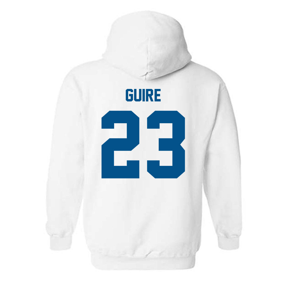 Delaware - NCAA Baseball : Luke Guire - Classic Fashion Shersey Hooded Sweatshirt-1