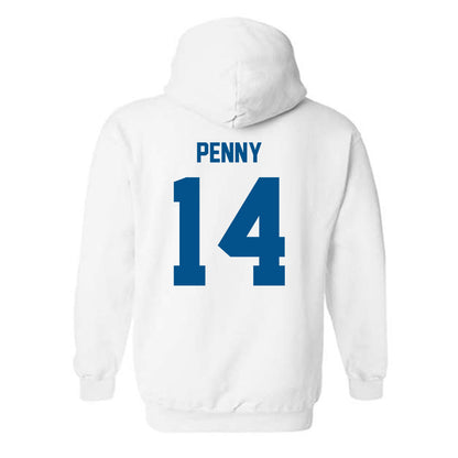 Delaware - NCAA Men's Soccer : Liam Penny - Classic Fashion Shersey Hooded Sweatshirt-1