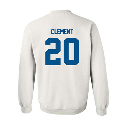 Delaware - NCAA Women's Basketball : Claudia Clement - Classic Fashion Shersey Crewneck Sweatshirt-1