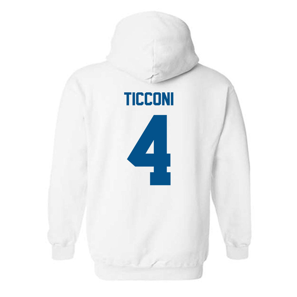 Delaware - NCAA Women's Soccer : Ava Ticconi - Classic Fashion Shersey Hooded Sweatshirt-1