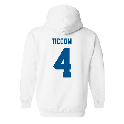 Delaware - NCAA Women's Soccer : Ava Ticconi - Classic Fashion Shersey Hooded Sweatshirt-1