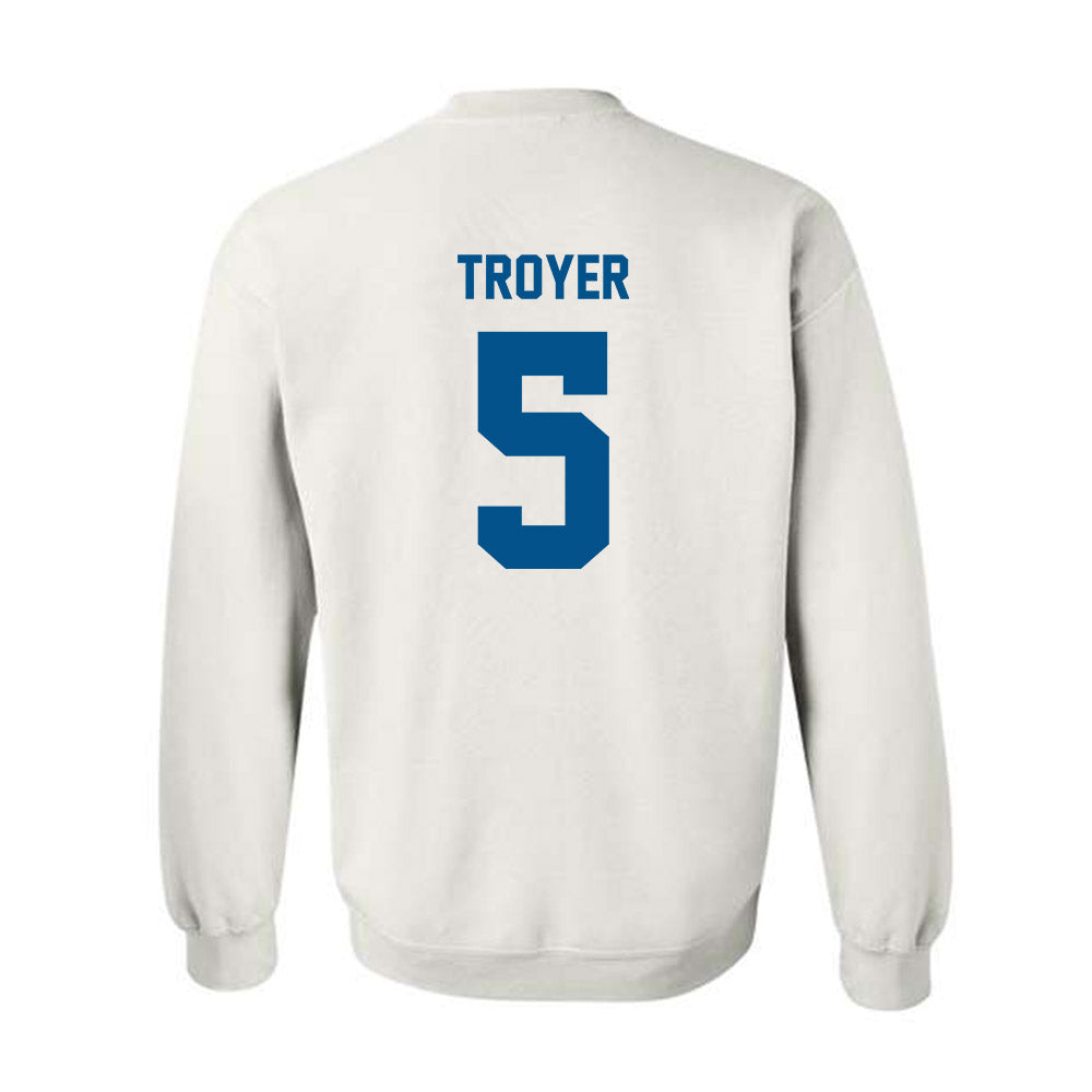 Delaware - NCAA Football : Austin Troyer - Classic Fashion Shersey Crewneck Sweatshirt-1