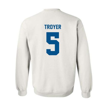 Delaware - NCAA Football : Austin Troyer - Classic Fashion Shersey Crewneck Sweatshirt-1