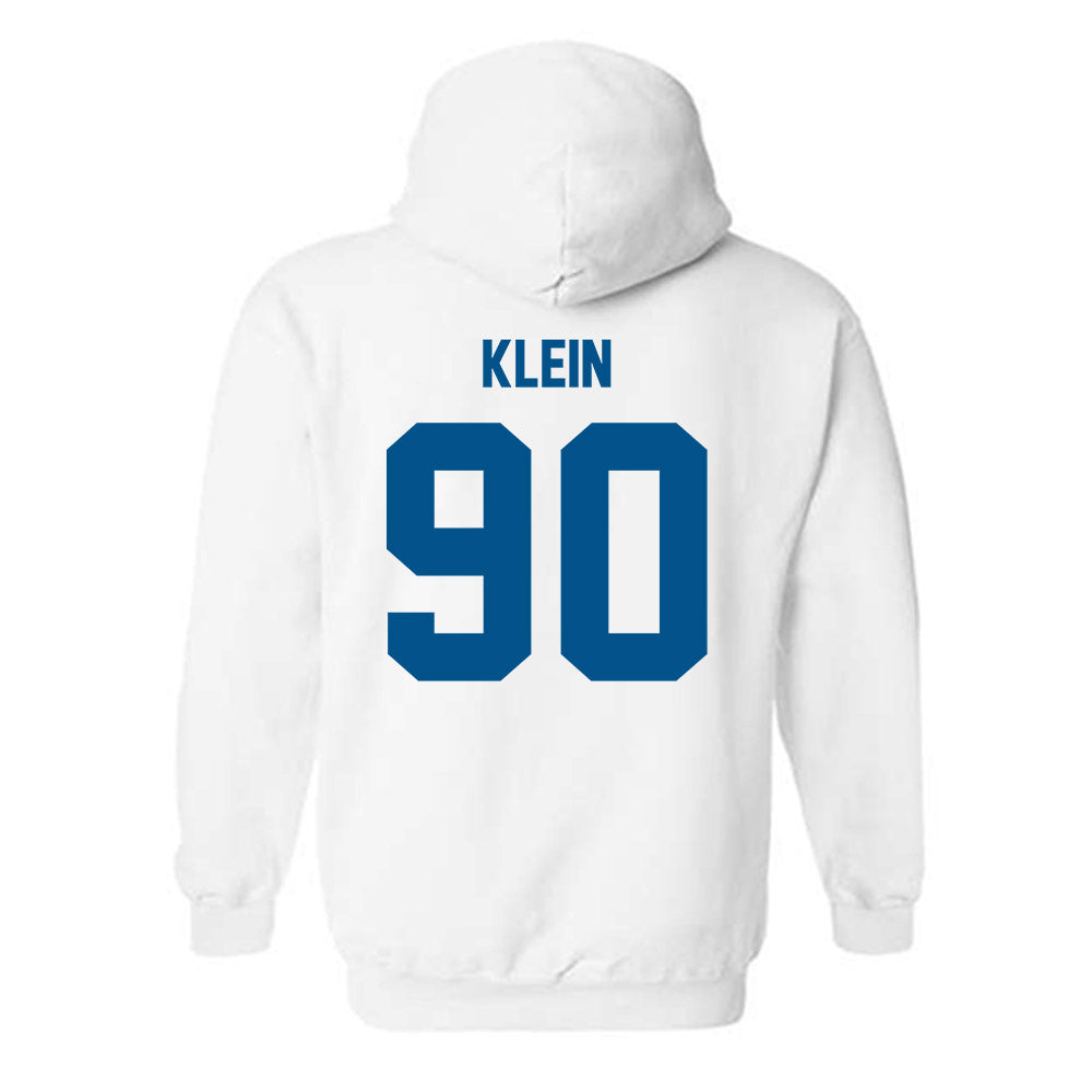 Delaware - NCAA Football : Logan Klein - Classic Fashion Shersey Hooded Sweatshirt-1