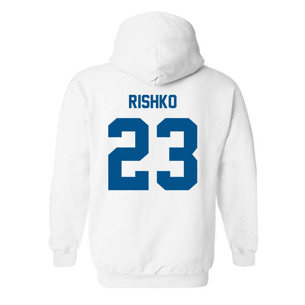 Delaware - NCAA Women's Lacrosse : Louise Rishko - Classic Fashion Shersey Hooded Sweatshirt-1