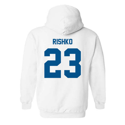 Delaware - NCAA Women's Lacrosse : Louise Rishko - Classic Fashion Shersey Hooded Sweatshirt-1