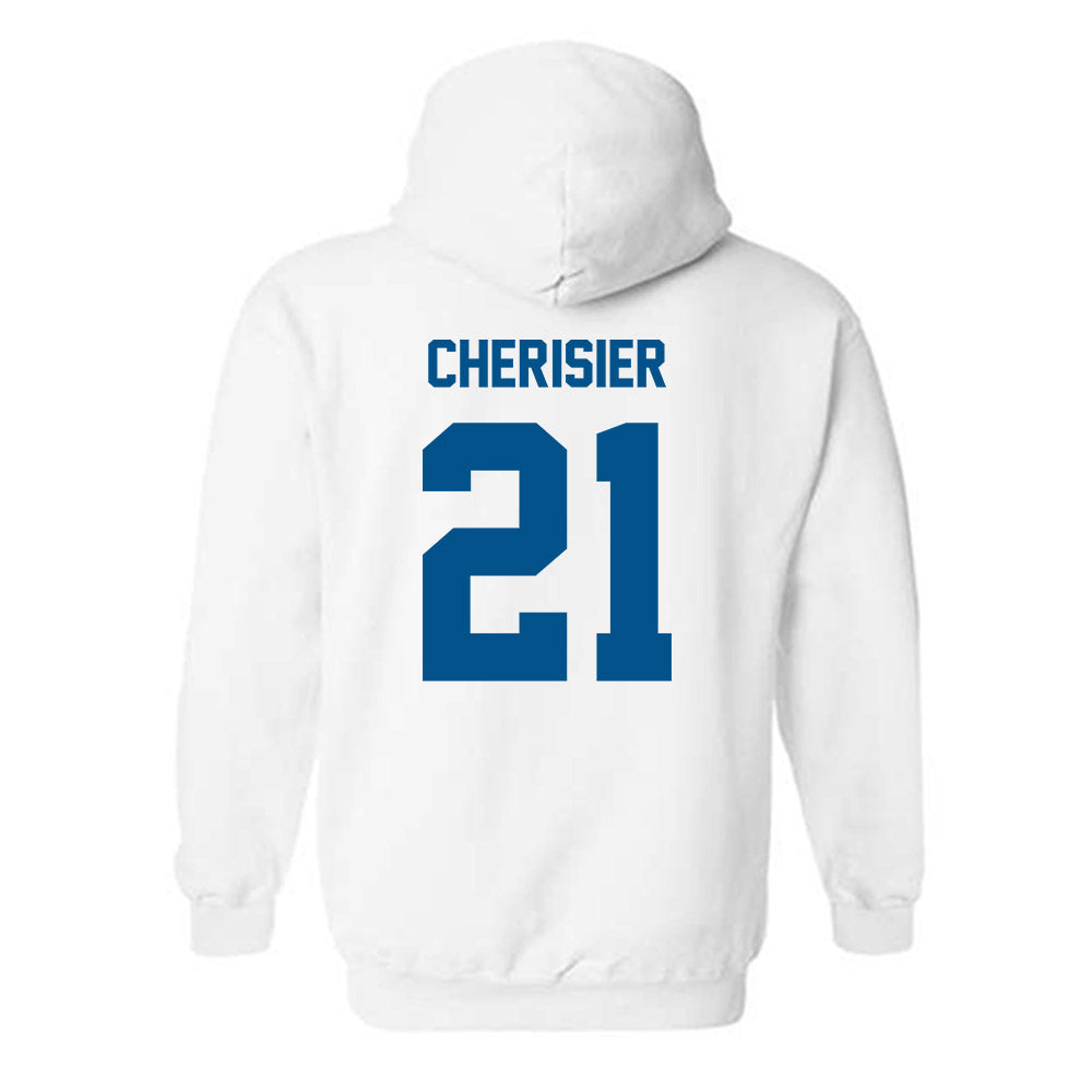 Delaware - NCAA Women's Basketball : Ande'a Cherisier - Classic Fashion Shersey Hooded Sweatshirt