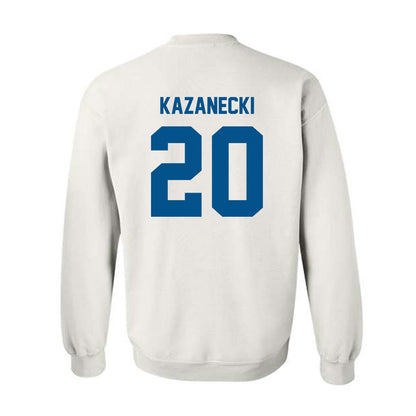 Delaware - NCAA Men's Basketball : Alex Kazanecki - Classic Fashion Shersey Crewneck Sweatshirt-1