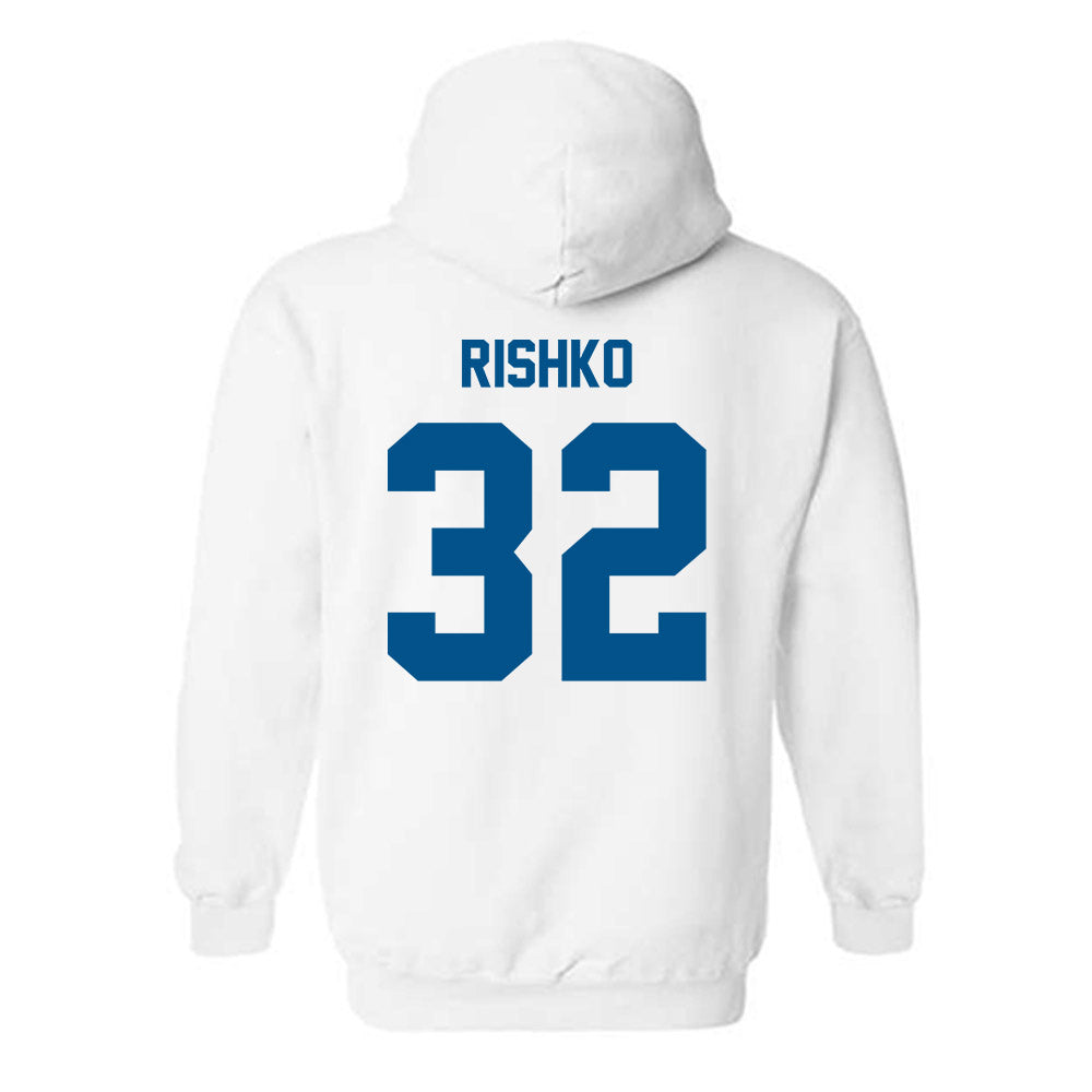 Delaware - NCAA Women's Lacrosse : Ella Rishko - Classic Fashion Shersey Hooded Sweatshirt-1