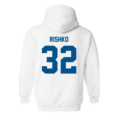 Delaware - NCAA Women's Lacrosse : Ella Rishko - Classic Fashion Shersey Hooded Sweatshirt-1