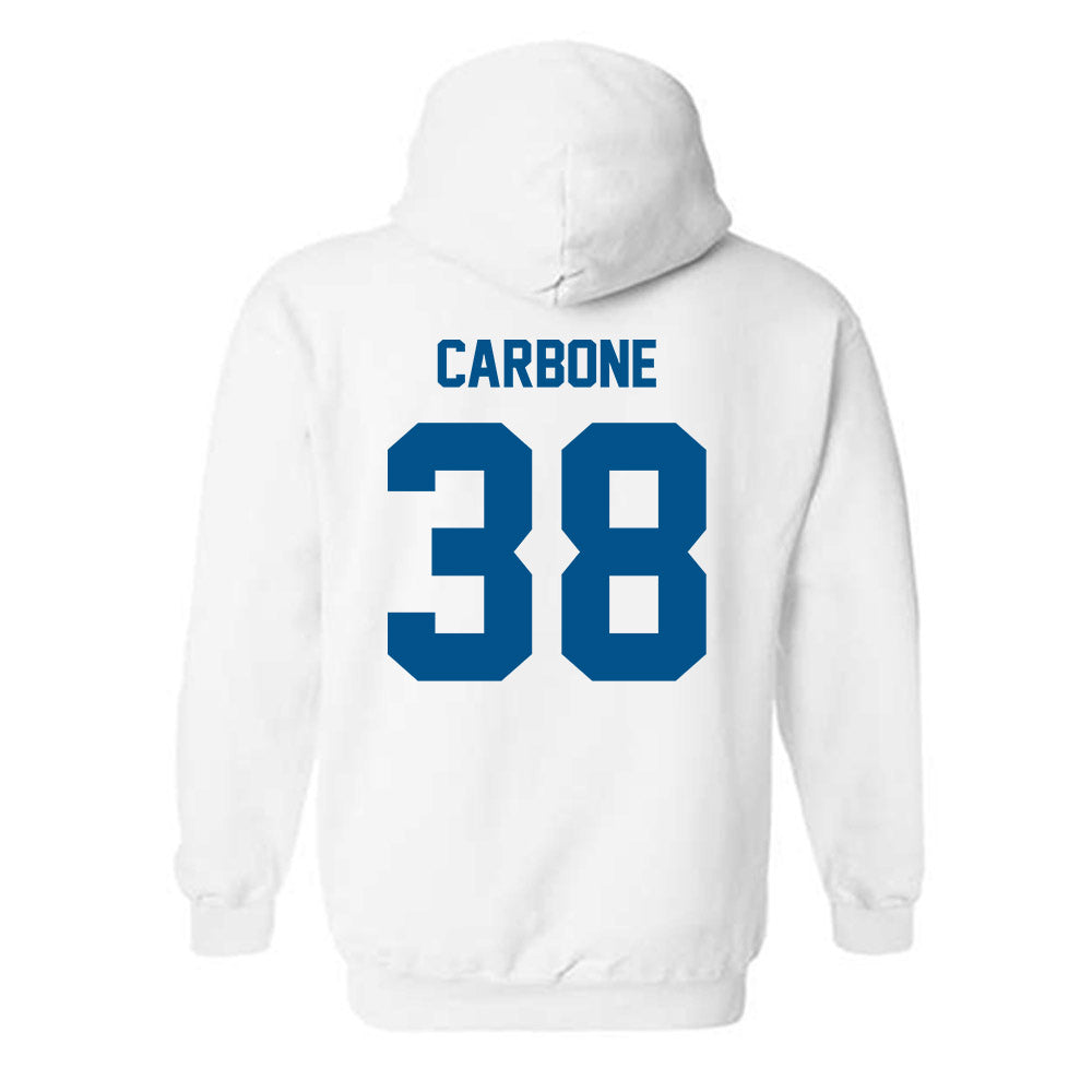 Delaware - NCAA Baseball : Cole Carbone - Classic Fashion Shersey Hooded Sweatshirt-1