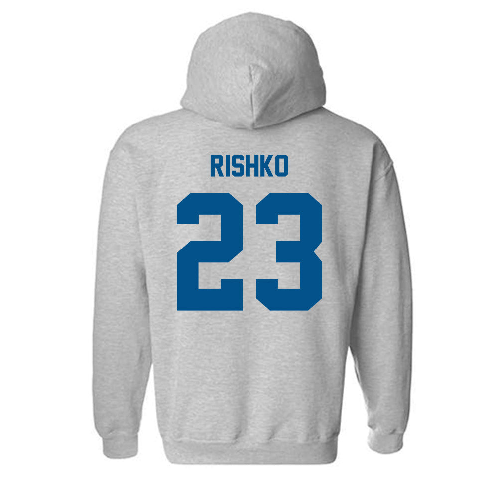 Delaware - NCAA Women's Lacrosse : Louise Rishko - Classic Fashion Shersey Hooded Sweatshirt-1