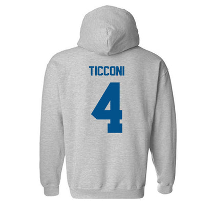Delaware - NCAA Women's Soccer : Ava Ticconi - Classic Fashion Shersey Hooded Sweatshirt-1