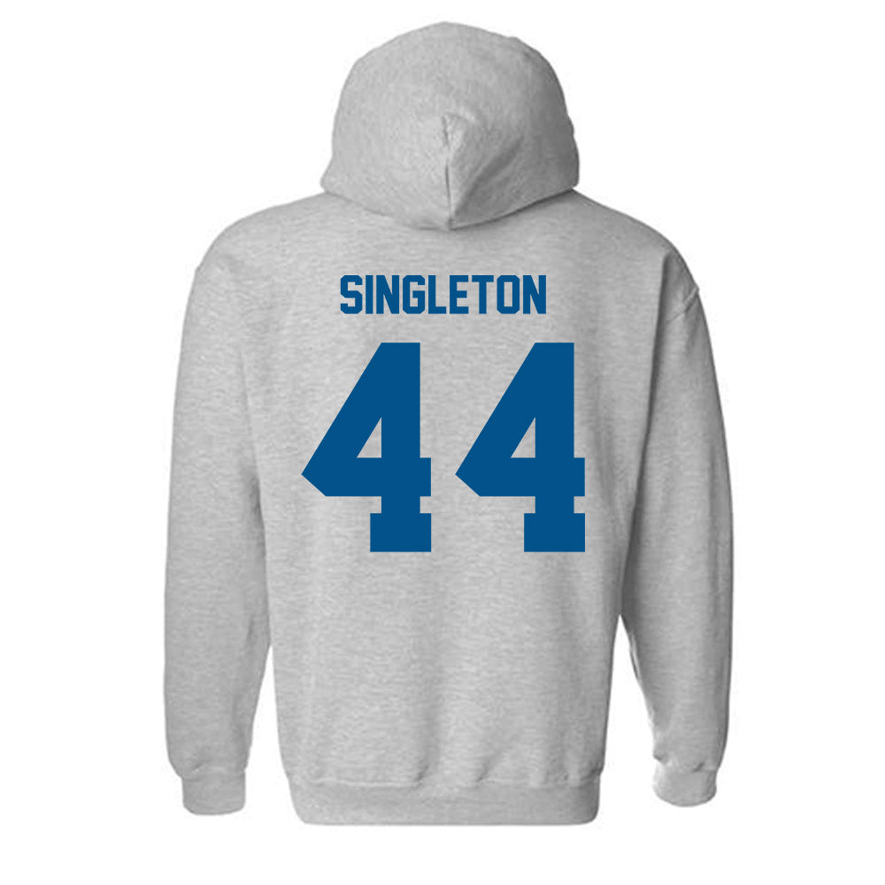 Delaware - NCAA Football : Kaeden Singleton - Classic Fashion Shersey Hooded Sweatshirt-1