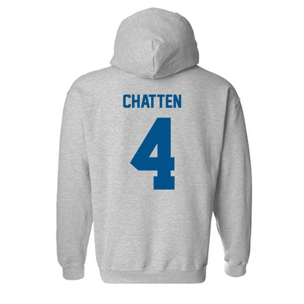 Delaware - NCAA Men's Soccer : Luke Chatten - Classic Fashion Shersey Hooded Sweatshirt