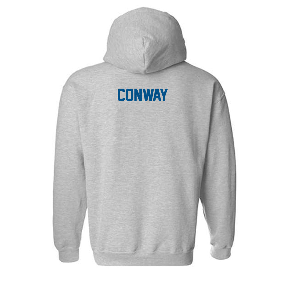 Delaware - NCAA Women's Track & Field : Laurel Conway - Classic Fashion Shersey Hooded Sweatshirt-1