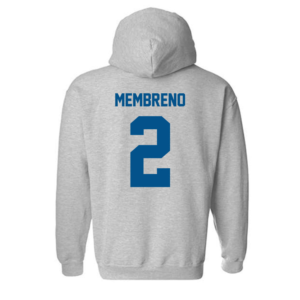 Delaware - NCAA Women's Volleyball : Kristyn Membreno - Classic Fashion Shersey Hooded Sweatshirt-1