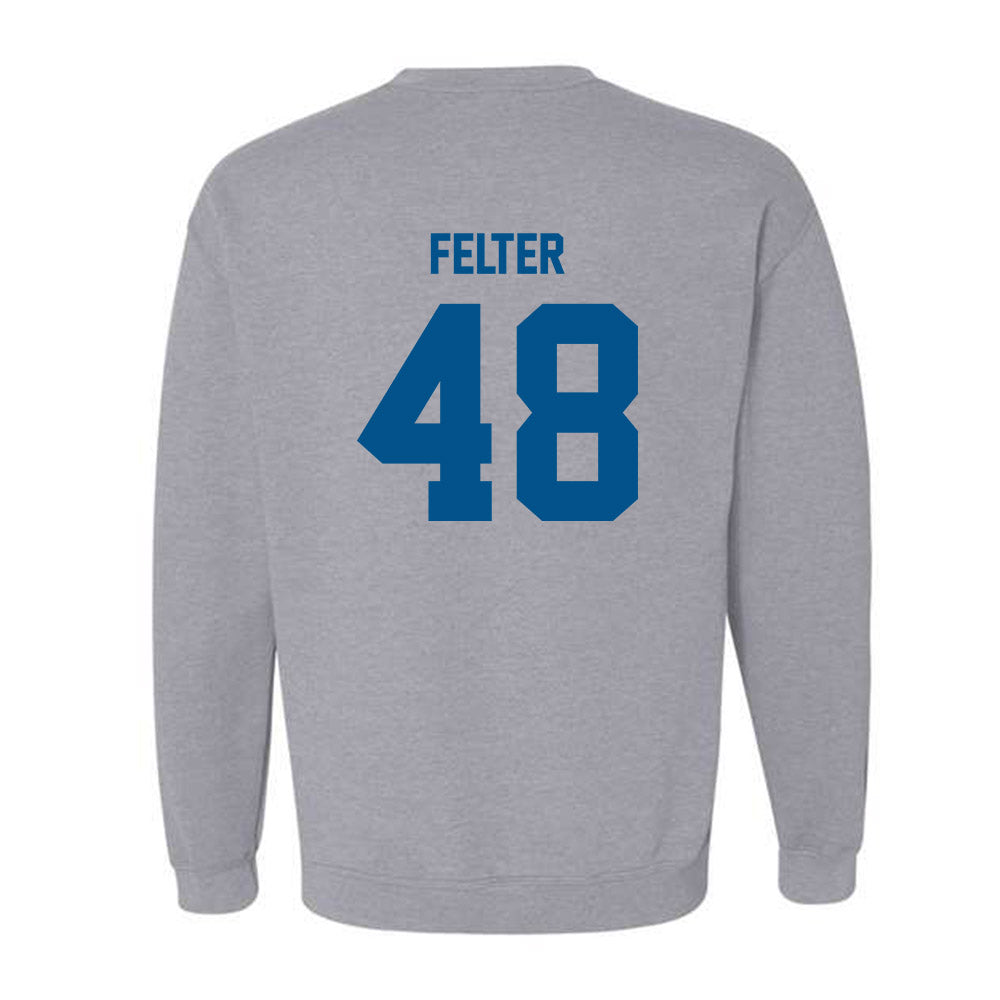 Delaware - NCAA Men's Lacrosse : Casey Felter - Classic Fashion Shersey Crewneck Sweatshirt-1