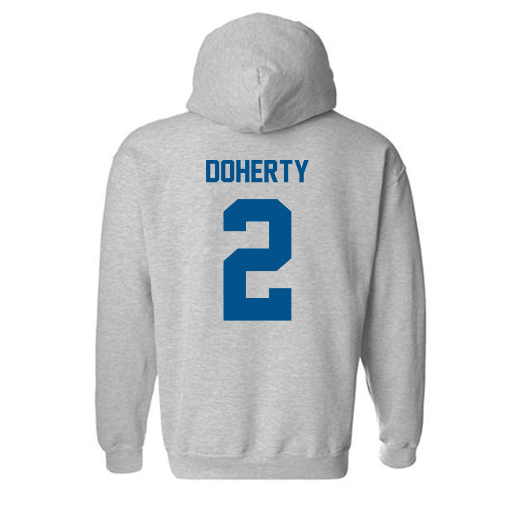Delaware - NCAA Baseball : Connor Doherty - Classic Fashion Shersey Hooded Sweatshirt-1