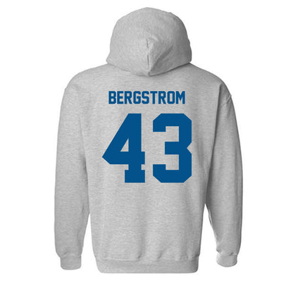 Delaware - NCAA Men's Lacrosse : Wells Bergstrom - Classic Fashion Shersey Hooded Sweatshirt-1