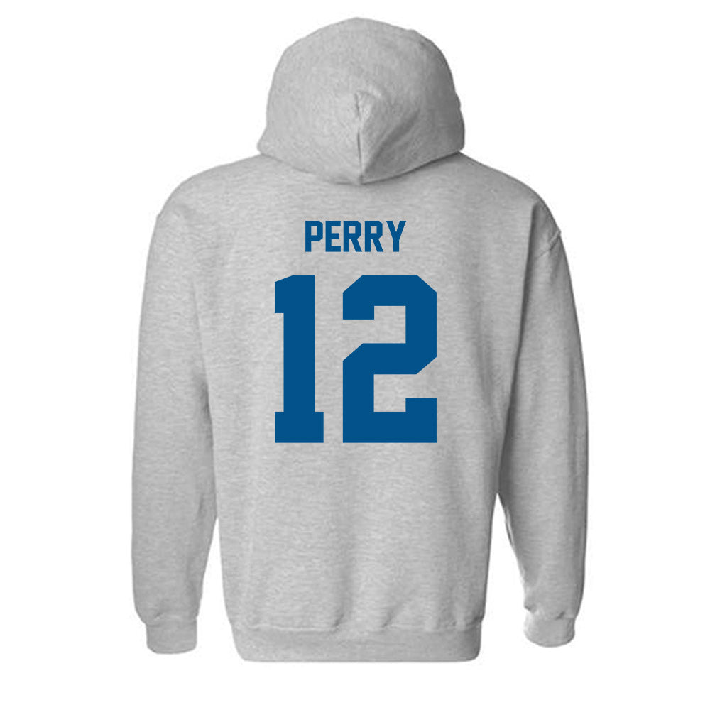 Delaware - NCAA Women's Basketball : Jiya Perry - Classic Fashion Shersey Hooded Sweatshirt