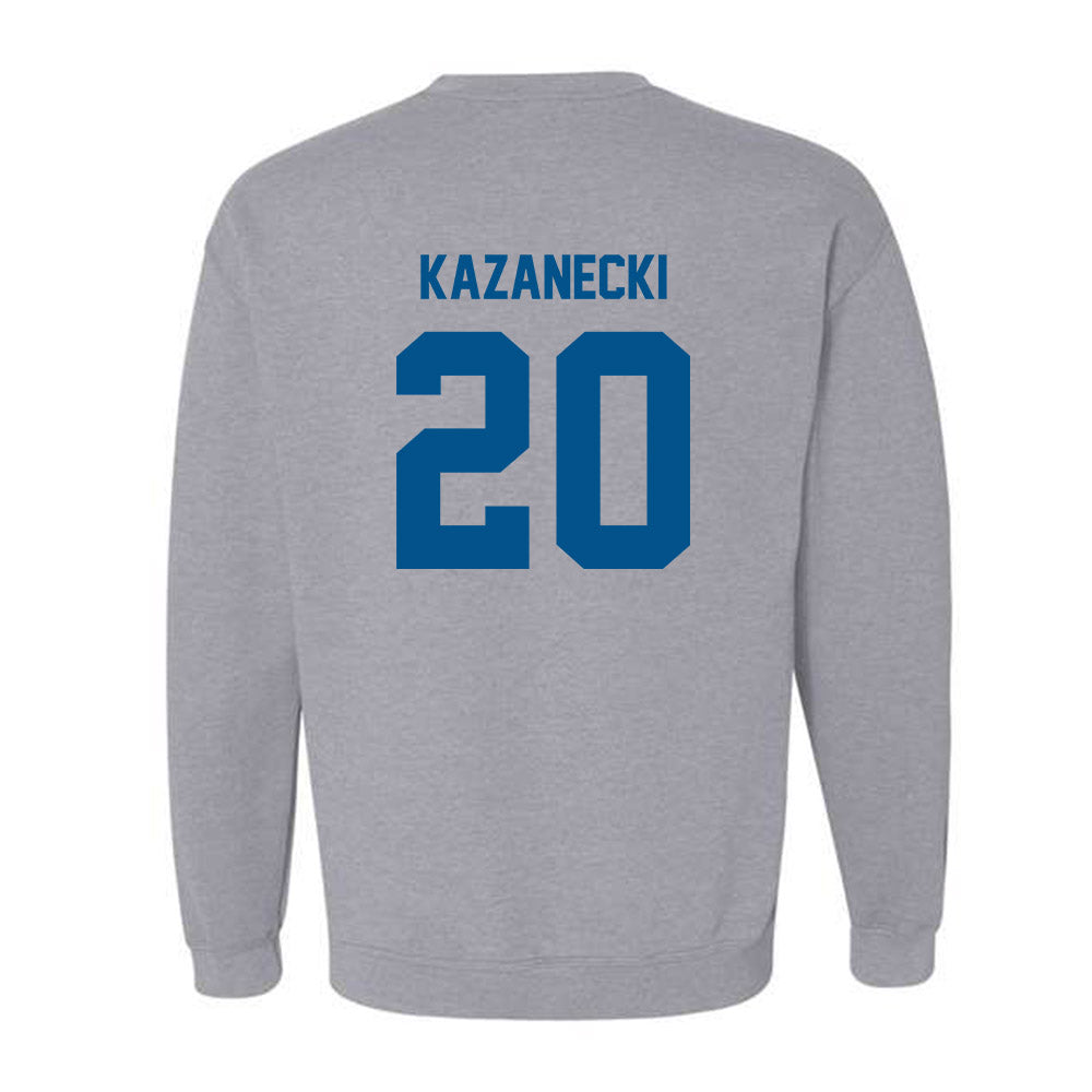 Delaware - NCAA Men's Basketball : Alex Kazanecki - Classic Fashion Shersey Crewneck Sweatshirt-1