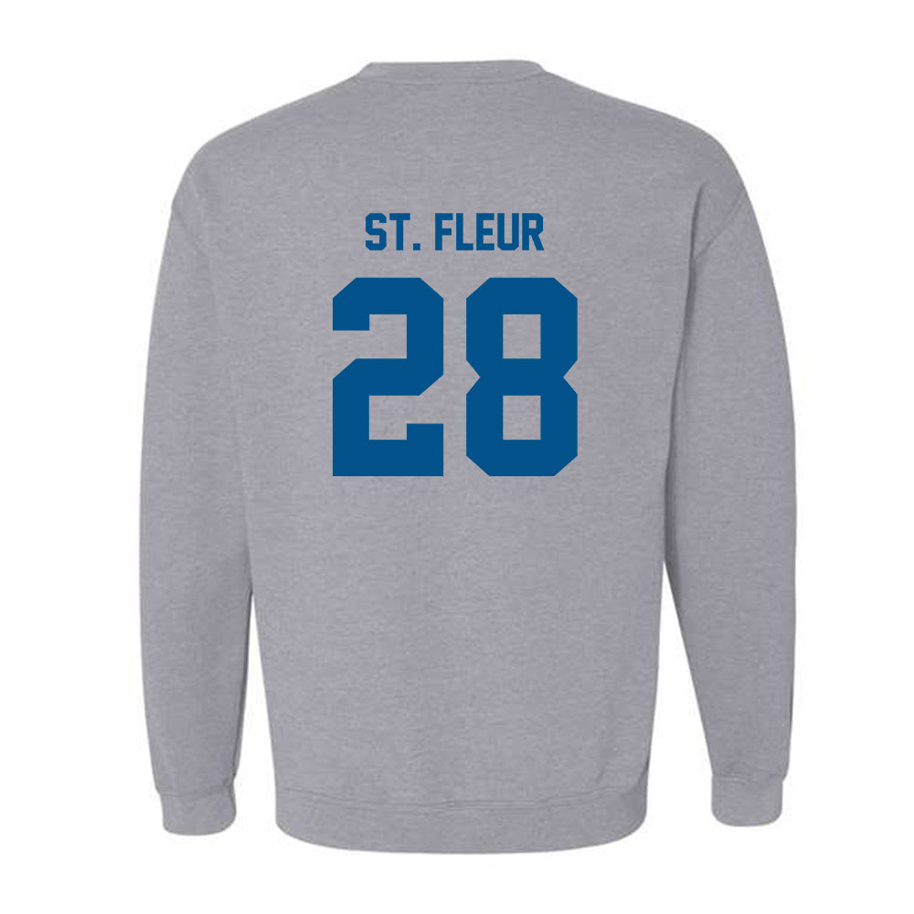 Delaware - NCAA Football : Saeed St. Fleur - Classic Fashion Shersey Crewneck Sweatshirt