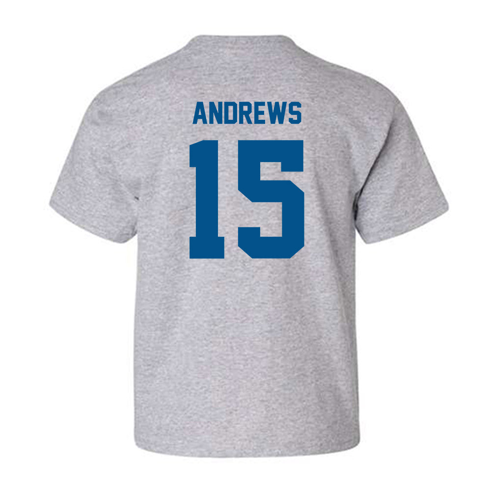 Delaware - NCAA Women's Basketball : Ava Andrews - Classic Fashion Shersey Youth T-Shirt-1