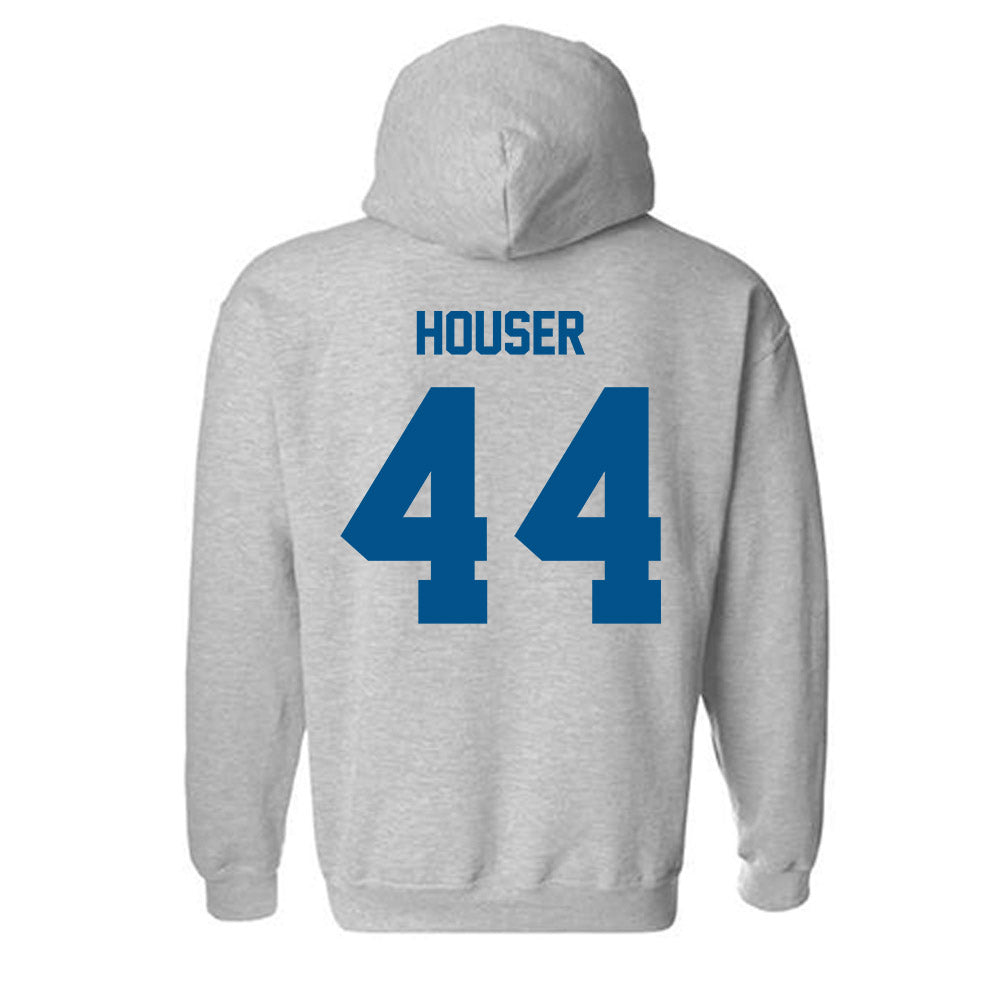 Delaware - NCAA Men's Basketball : Tyler Houser - Classic Fashion Shersey Hooded Sweatshirt