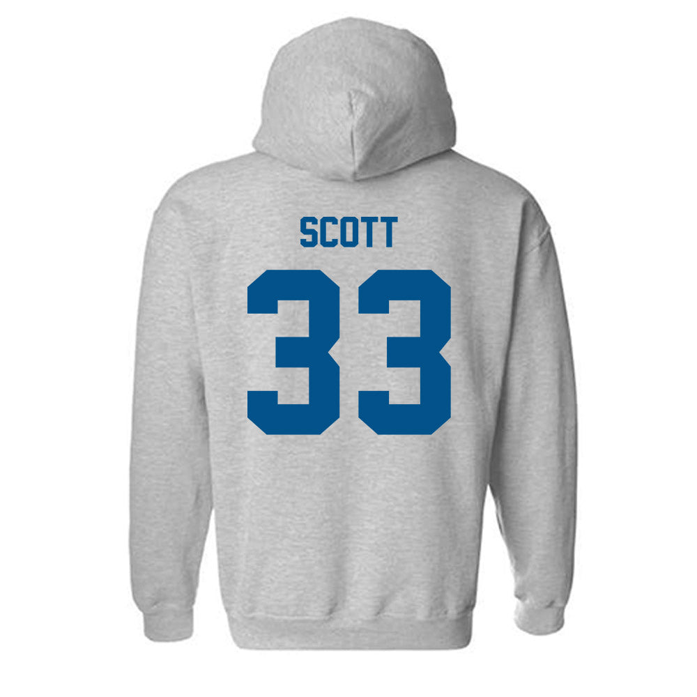 Delaware - NCAA Football : Trace Scott - Classic Fashion Shersey Hooded Sweatshirt-1