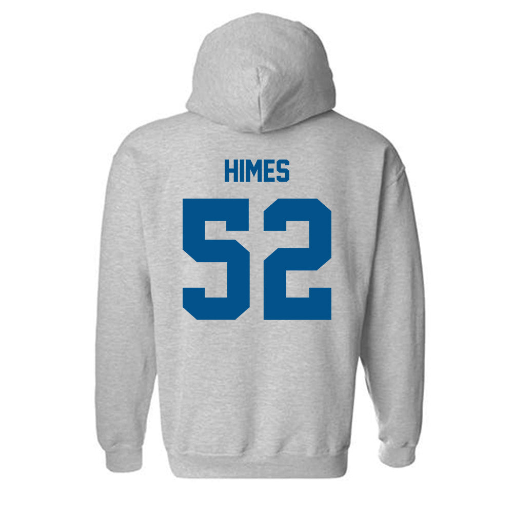 Delaware - NCAA Men's Lacrosse : Aidan Himes - Classic Fashion Shersey Hooded Sweatshirt-1