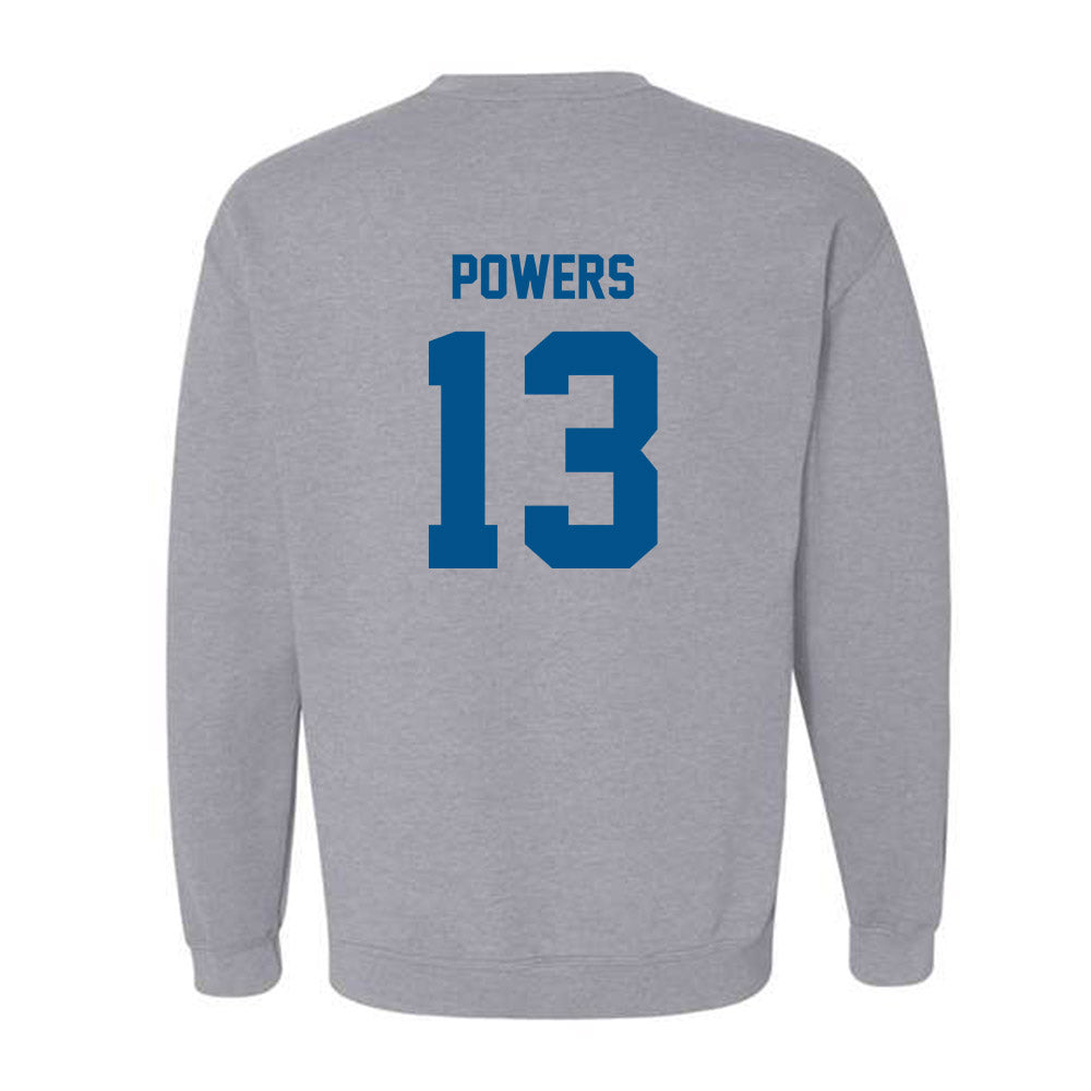 Delaware - NCAA Men's Lacrosse : Brendan Powers - Classic Fashion Shersey Crewneck Sweatshirt-1