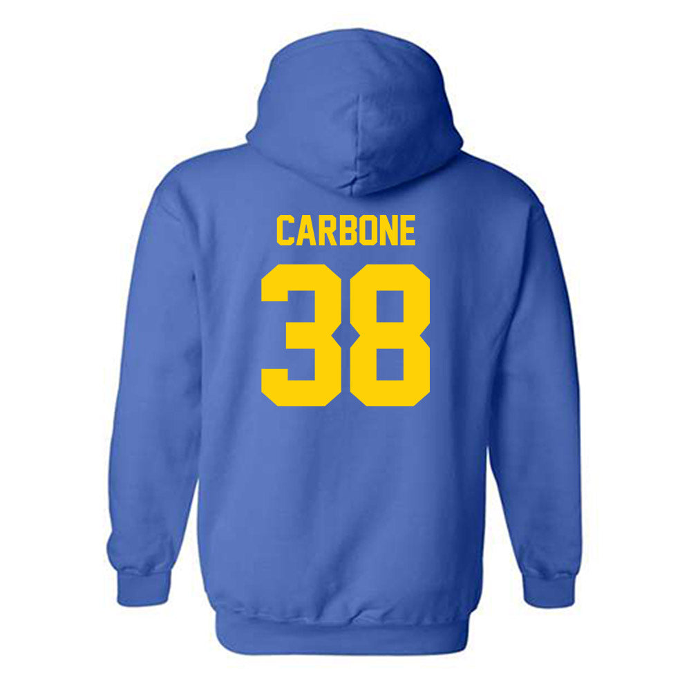 Delaware - NCAA Baseball : Cole Carbone - Classic Shersey Hooded Sweatshirt-1