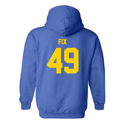 Delaware - NCAA Men's Lacrosse : Franky Fix - Classic Shersey Hooded Sweatshirt-1