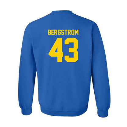 Delaware - NCAA Men's Lacrosse : Wells Bergstrom - Classic Shersey Crewneck Sweatshirt-1
