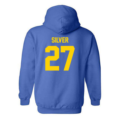 Delaware - NCAA Football : Jo Silver - Classic Shersey Hooded Sweatshirt